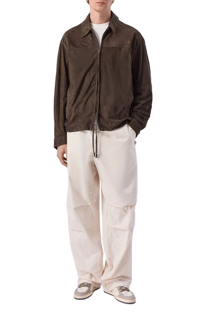 Мужские кожаные кеды ballstar GOLDEN GOOSE DELUXE BRAND, арт. GMF00832.F008158