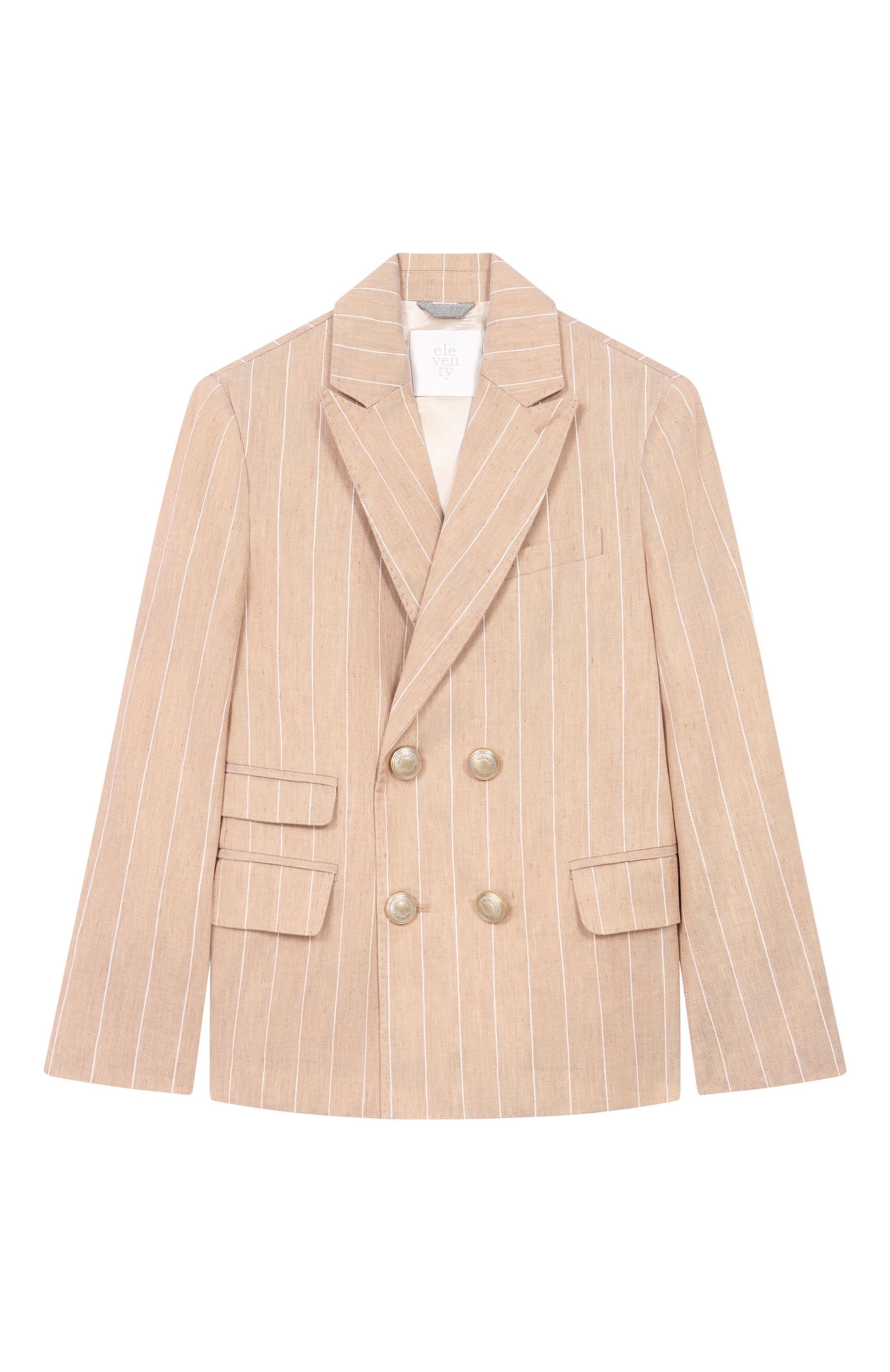 Пиджак изо льна и хлопка ELEVENTY, арт. EY2P84/I0319_001, фото 1