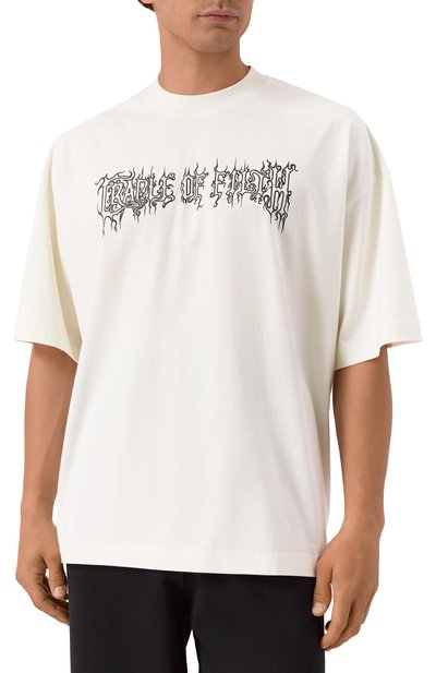 Хлопковая футболка VETEMENTS, арт. UCF76TR100I/1000 LIGHT JERSEY, фото 3