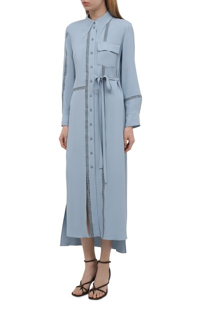 Платье из вискозы CHLOÉ, арт. CHC21UR039030, фото 3