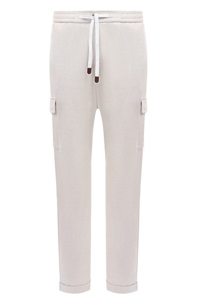 Мужские брюки-карго из  хлопка и шелка MARCO PESCAROLO, арт. T0R/47Y09