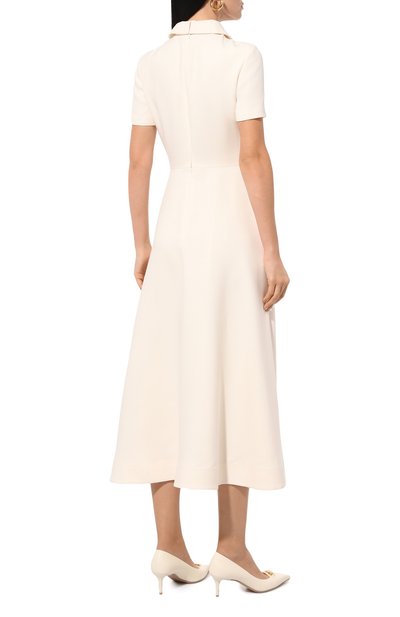 Платье из шерсти и шелка VALENTINO, арт. 5B3VA9D01CF, фото 4