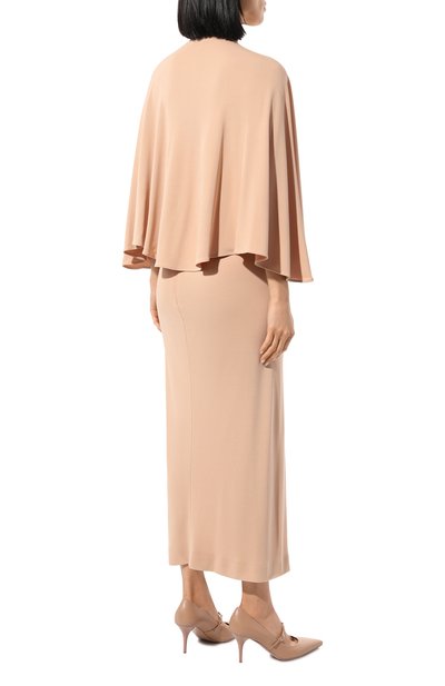 Платье из вискозы CHLOÉ светло-розового цвета по цене 205500 руб., арт. CHC24AR009081, фото 4 Платье из вискозы CHLOÉ, арт. CHC24AR009081, фото 4