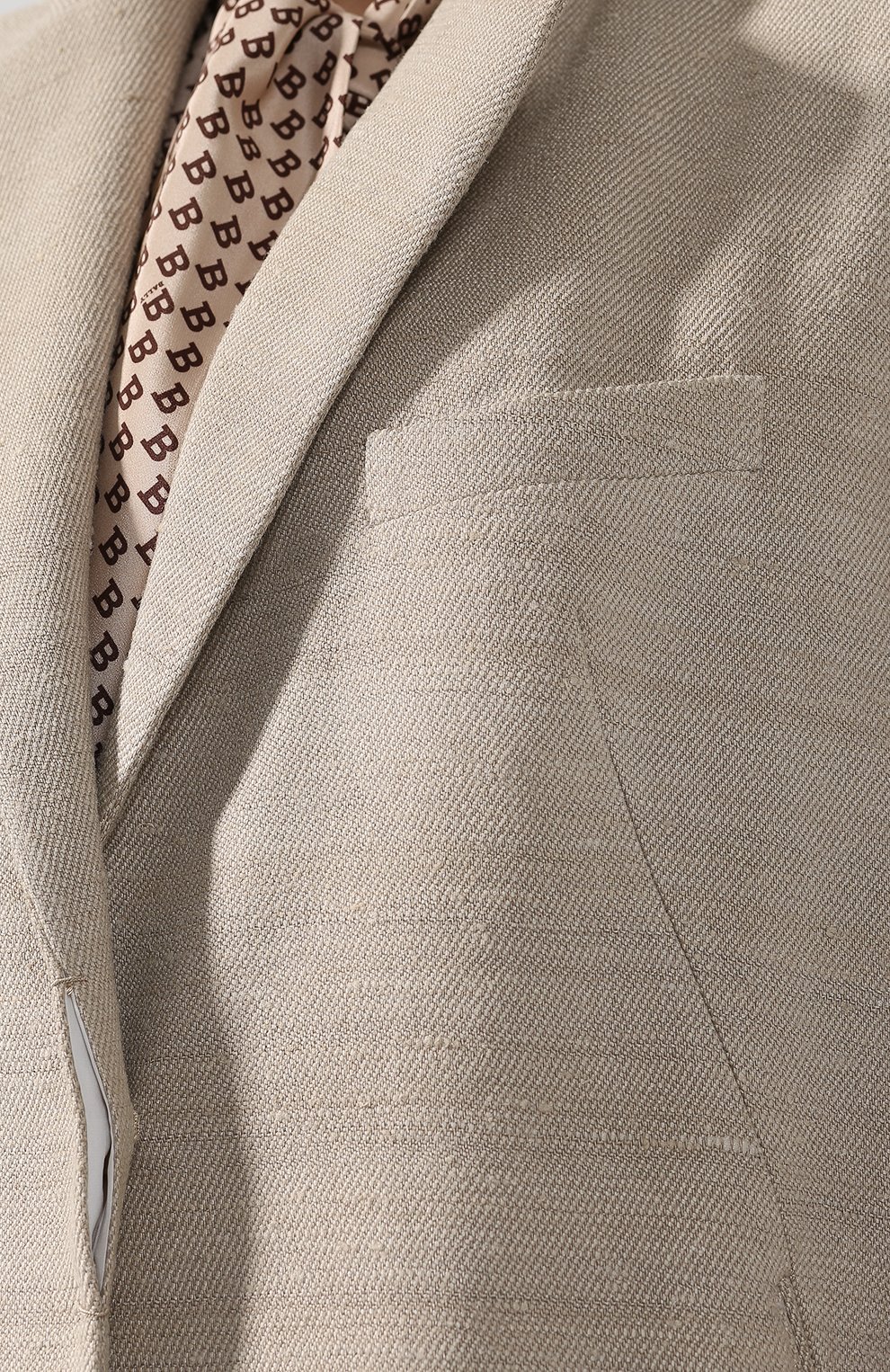 Жилет из смеси шелка и льна на пуговице KITON, арт. D45538K09P8001000, фото 5