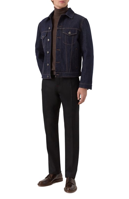 Джинсовая куртка Brunello Cucinelli M233P6909 Синий  M233P6909 Фото 2
