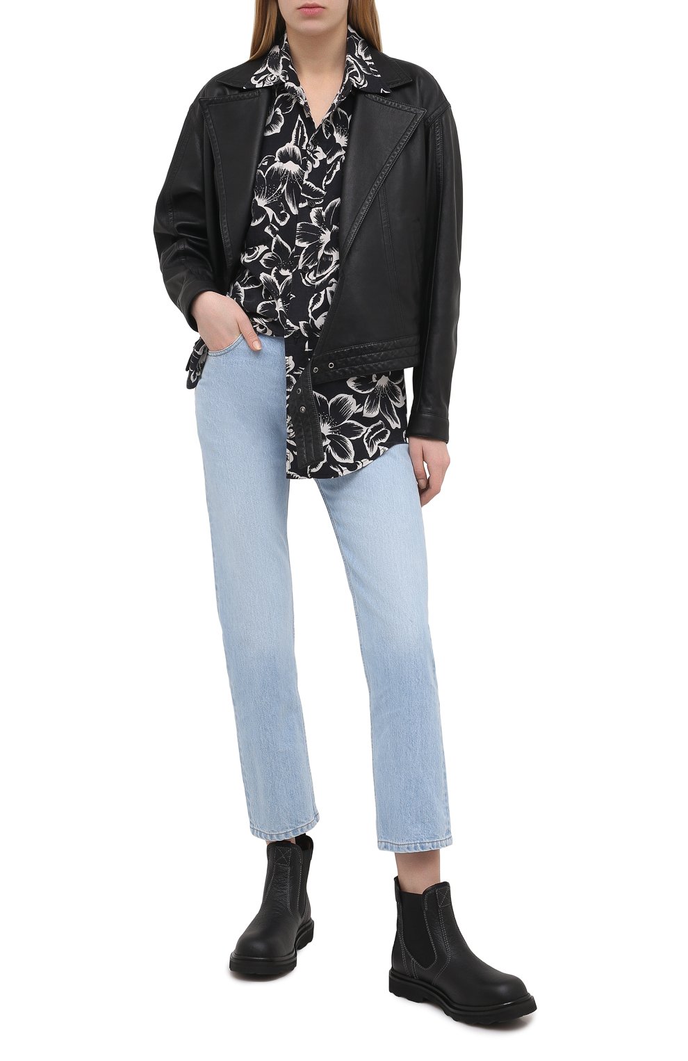 Кожаная куртка SAINT LAURENT, арт. 644265/YC20C, фото 2