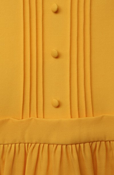 Шерстяное платье FENDI желтого цвета по цене 76750 руб., арт. JFB434/AEXR/8A-12+, фото 3 Шерстяное платье FENDI, арт. JFB434/AEXR/8A-12+, фото 3