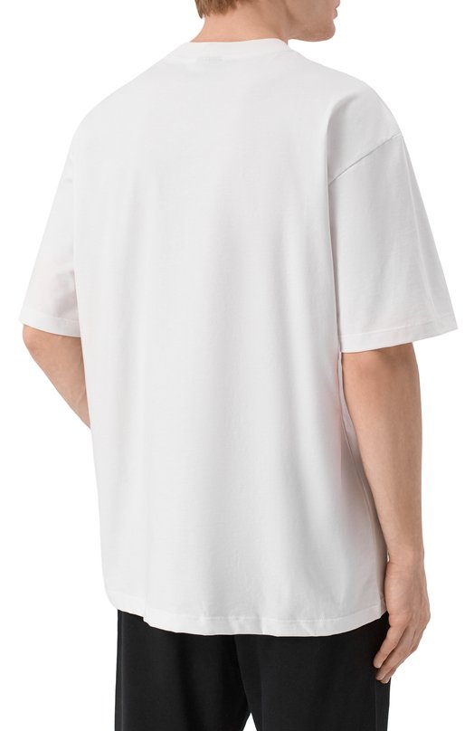 Хлопковая футболка Comme des Fuckdown CFABM01827 Белый  CFABM01827 Фото 4