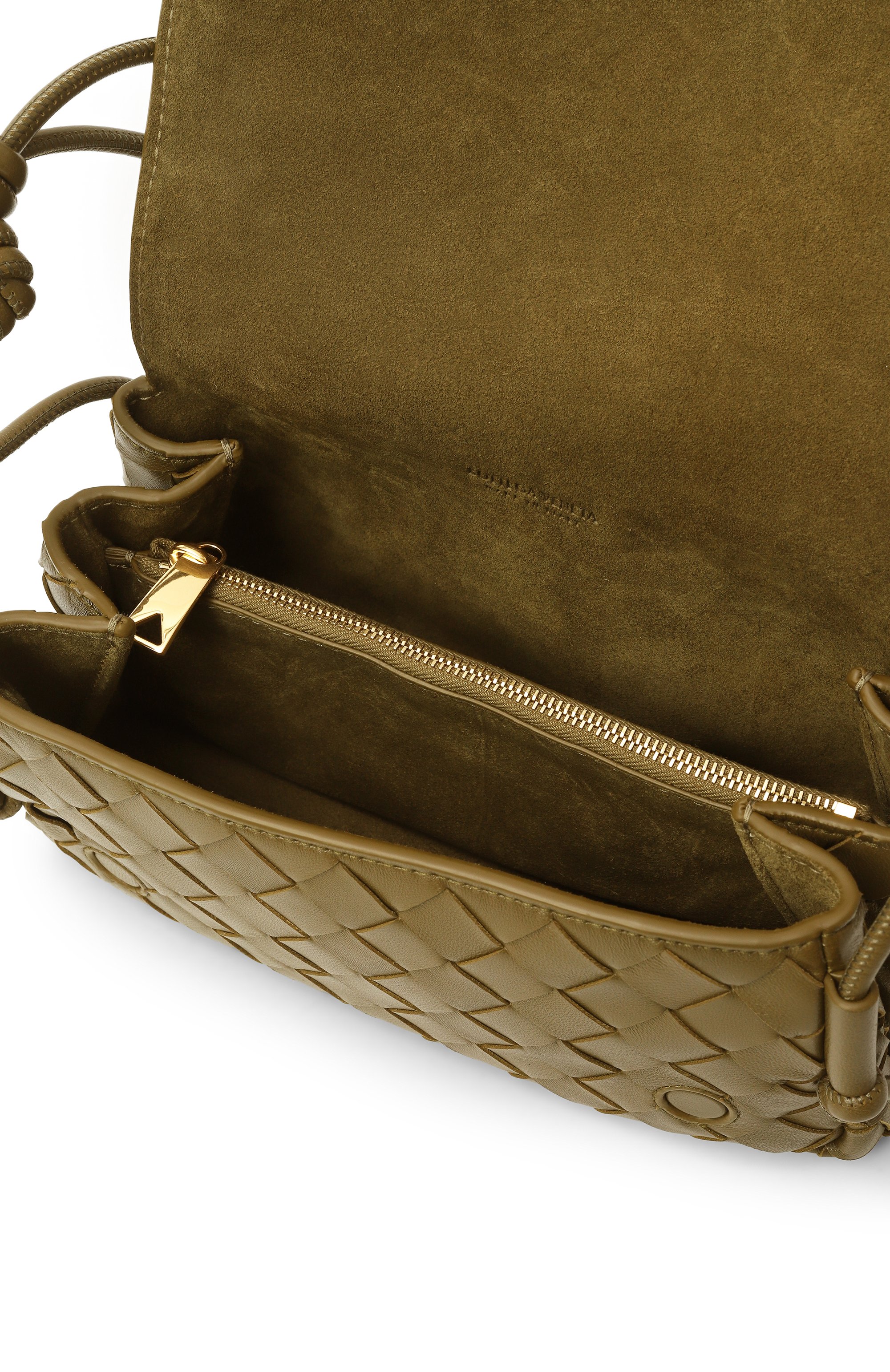 Сумка notturno BOTTEGA VENETA хаки цвета по цене 260500 руб., арт. 843893/VCPP0, фото 5 Сумка notturno BOTTEGA VENETA, арт. 843893/VCPP0, фото 5