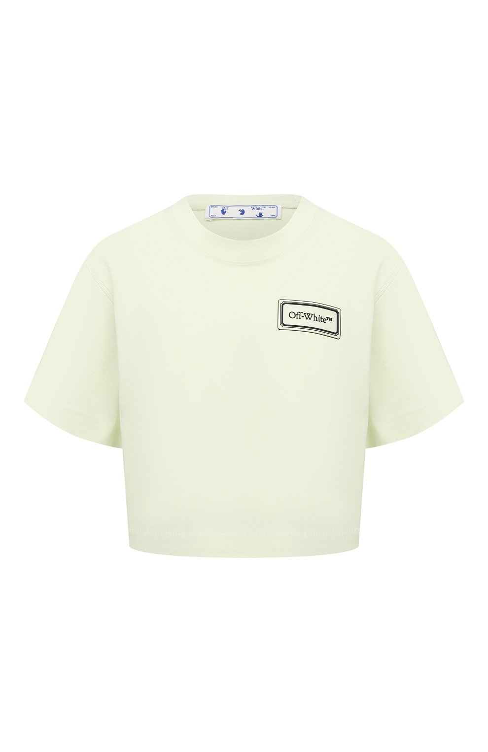 Хлопковая футболка OFF-WHITE, арт. 0WAA090S21JER004, фото 1