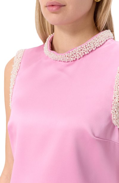 Атласное платье SELF-PORTRAIT, арт. RS25005SB, фото 5