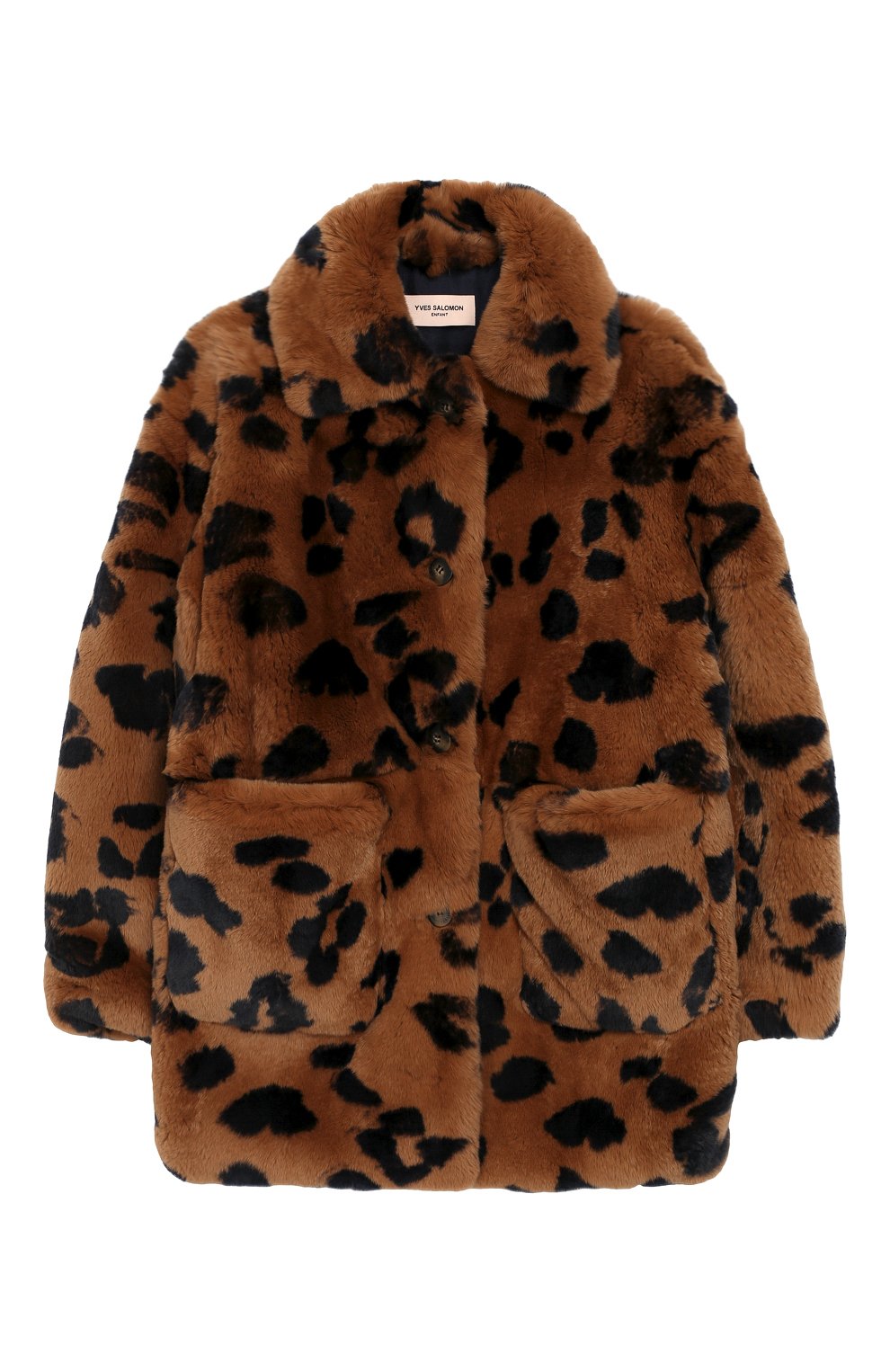 Шуба из меха кролика YVES SALOMON ENFANT, арт. 20WEM307XXREXX/8-10, фото 1