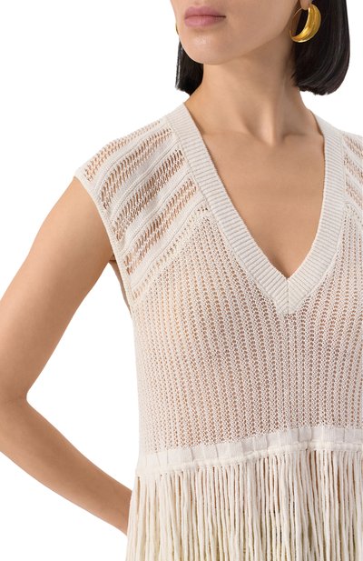 Топ из хлопка и льна IRO, арт. WM12P0LLY, фото 5