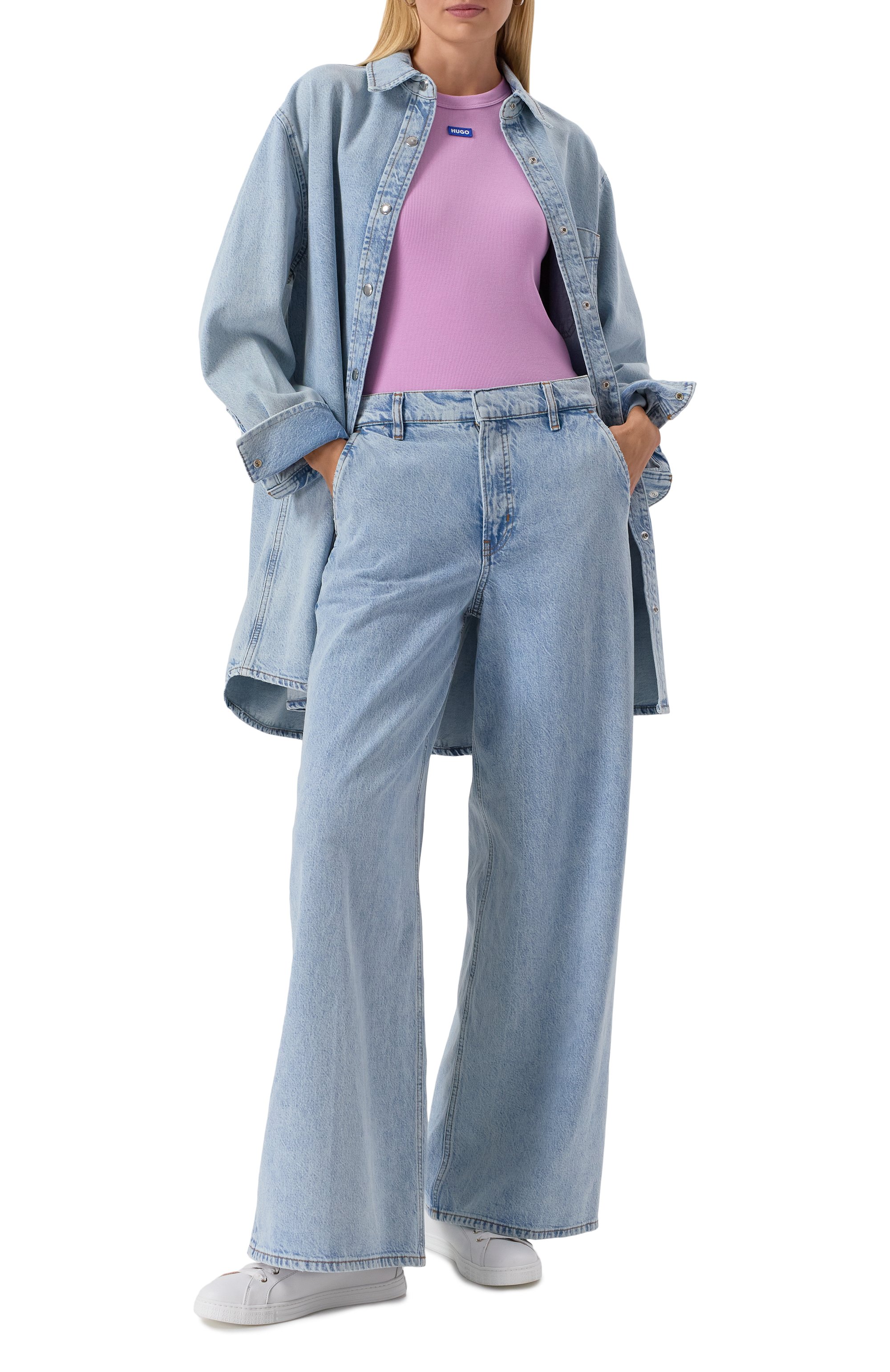 Хлопковая майка HUGO BLUE, арт. 50508857, фото 2