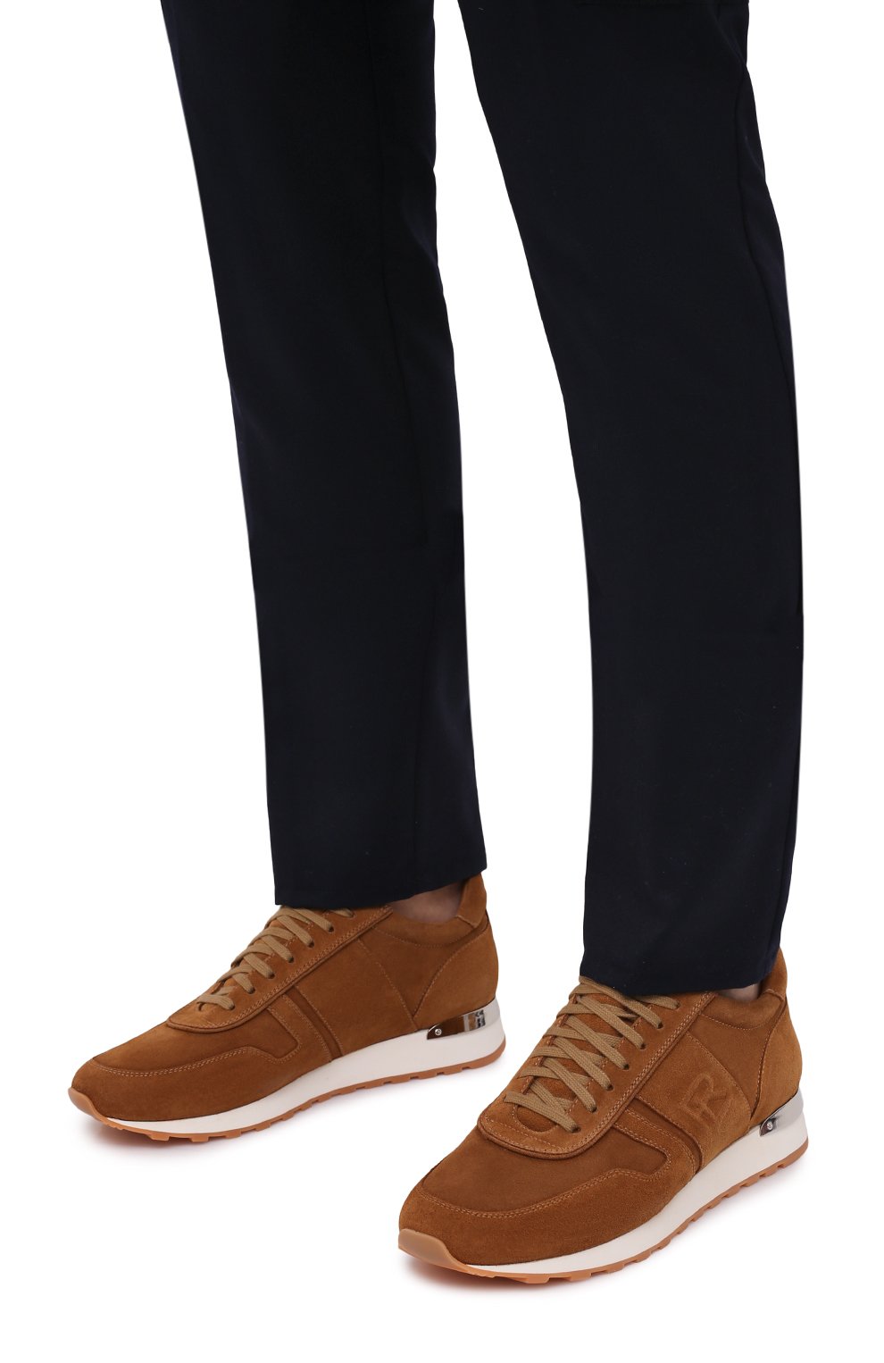 Замшевые кроссовки RALPH LAUREN, арт. 801859524, фото 3