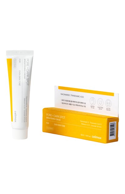 Крем для лица pore+dark spot brightening cream (35ml) CELIMAX бесцветного цвета по цене 2610 руб., арт. 8809971484503, фото 2 Крем для лица pore+dark spot brightening cream (35ml) CELIMAX, арт. 8809971484503, фото 2