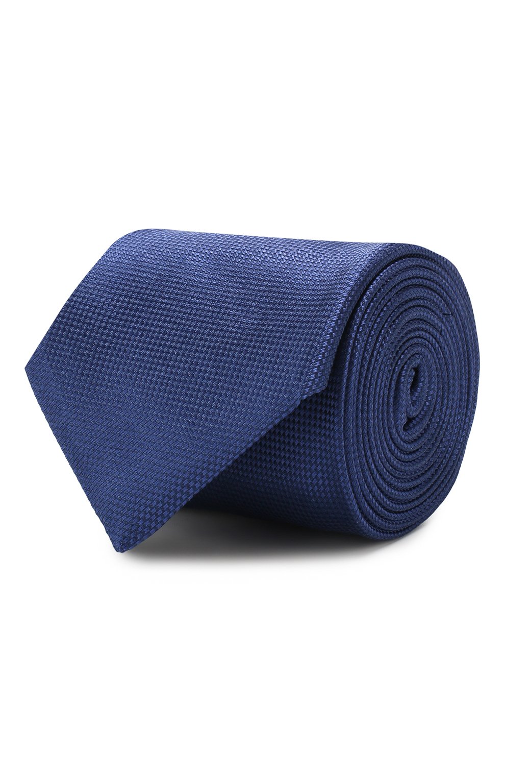Шелковый галстук CORNELIANI темно-синего цвета по цене 14550 руб., арт. 84U302-9820302/00, фото 1 Шелковый галстук CORNELIANI, арт. 84U302-9820302/00, фото 1