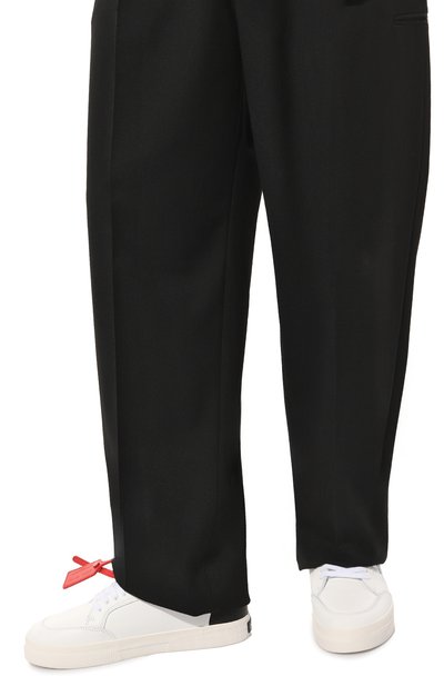 Кожаные кеды new low vulcanized OFF-WHITE, арт. 0MIA293S24LEA001, фото 3