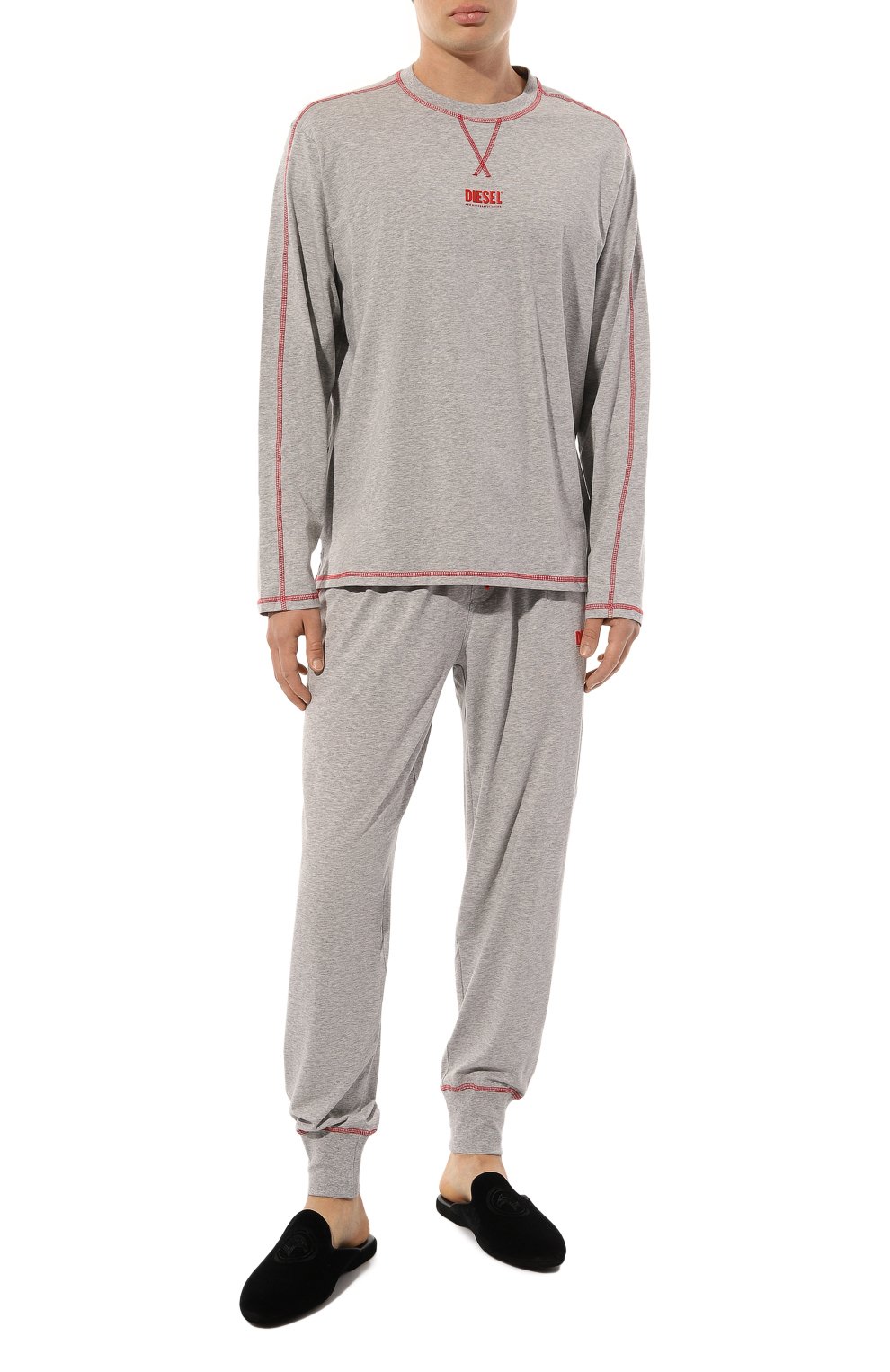 Хлопковая пижама DIESEL, арт. A09636/0QGAJ, фото 2