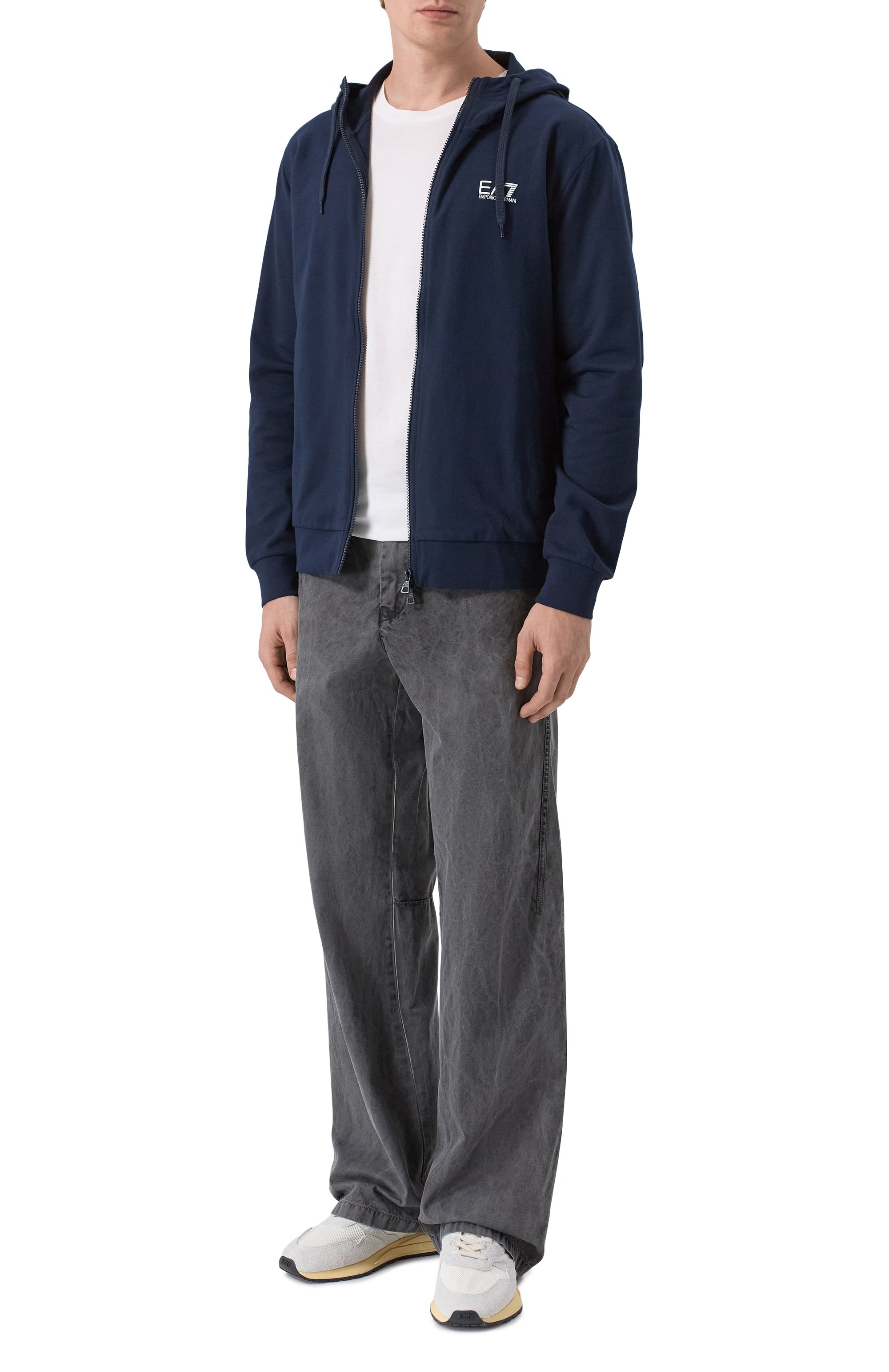 Хлопковая толстовка EA7, арт. 8NPM33/PJVRZ, фото 2