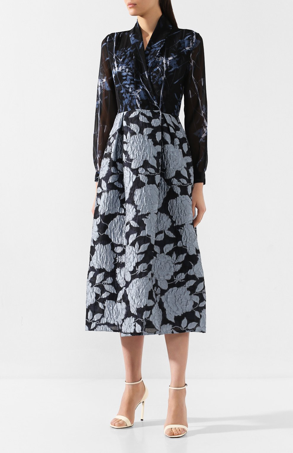 Платье SARA ROKA черного цвета по цене 73400 руб., арт. SUNI 31/FW19-43, фото 3 Платье SARA ROKA, арт. SUNI 31/FW19-43, фото 3