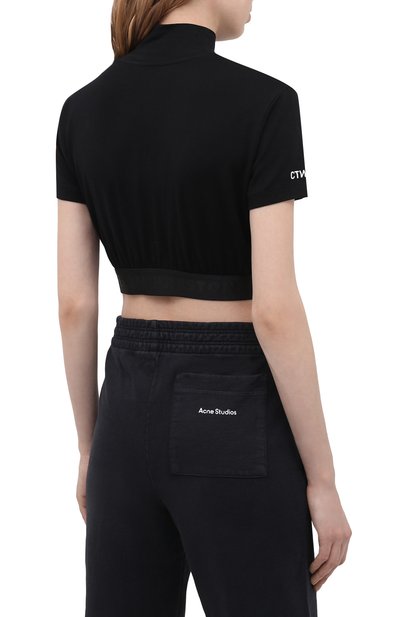 Топ из вискозы HERON PRESTON черного цвета по цене 22600 руб., арт. HWAA029R21JER0011001, фото 4 Топ из вискозы HERON PRESTON, арт. HWAA029R21JER0011001, фото 4