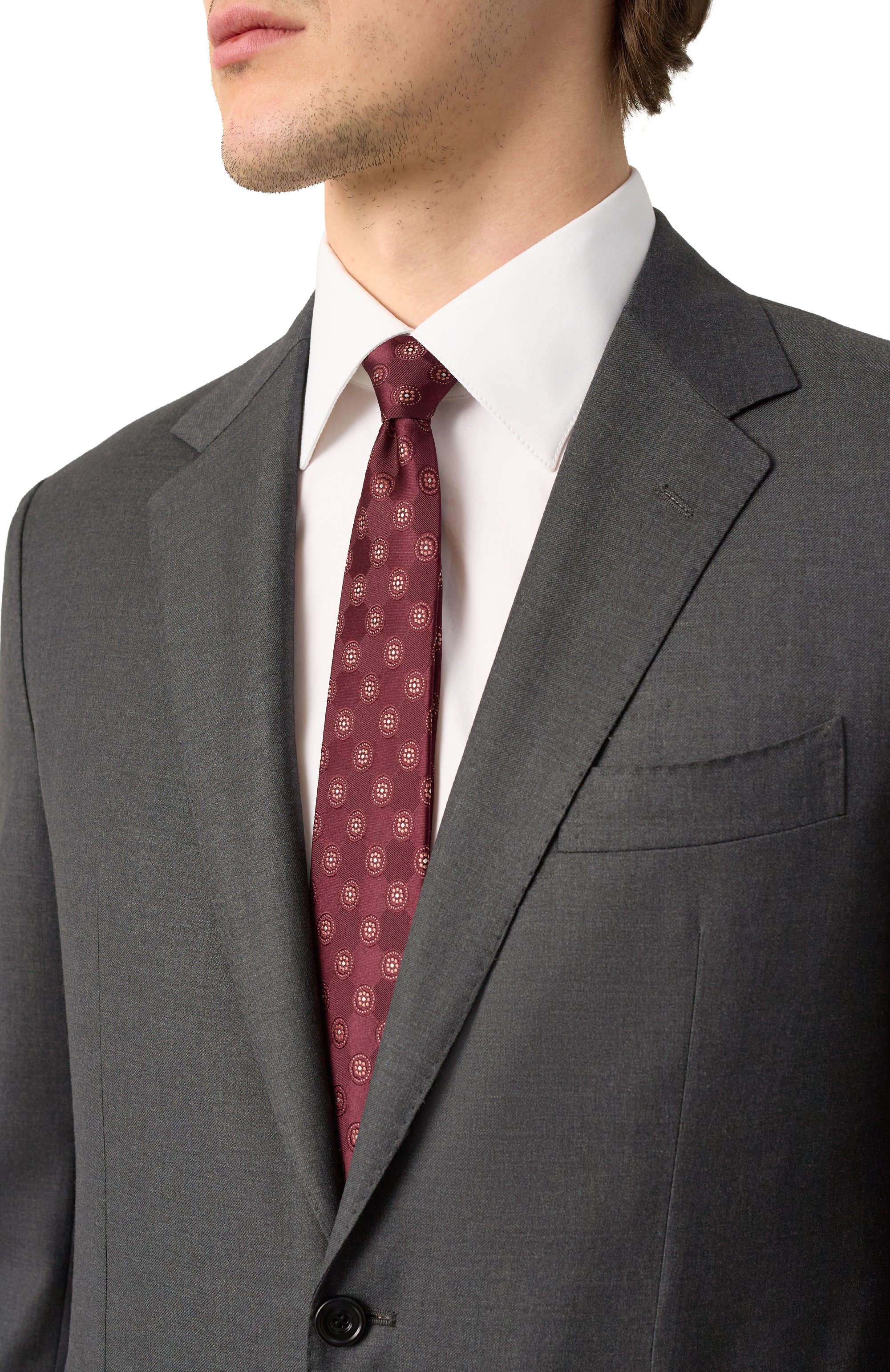 Шелковый галстук CANALI, арт. 18/HJ04248, фото 2