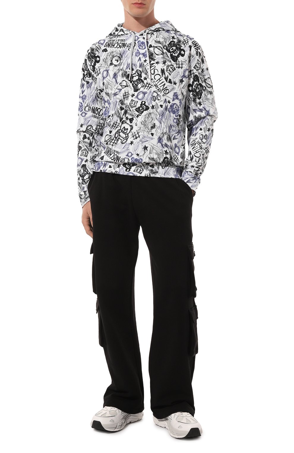 Хлопковое худи MOSCHINO, арт. A1711/4413, фото 2