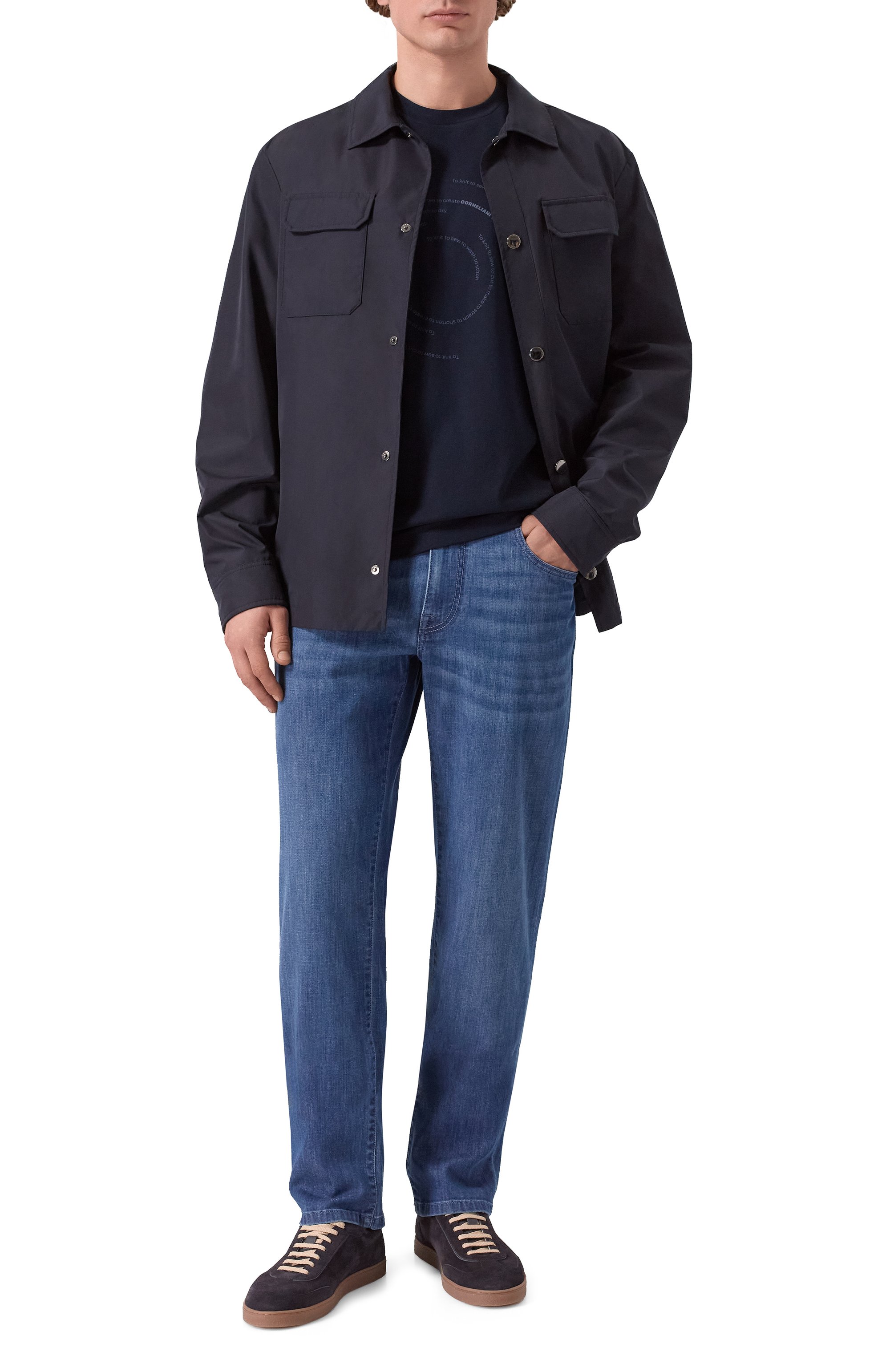 Хлопковая футболка CORNELIANI, арт. 27G588/2725036, фото 2