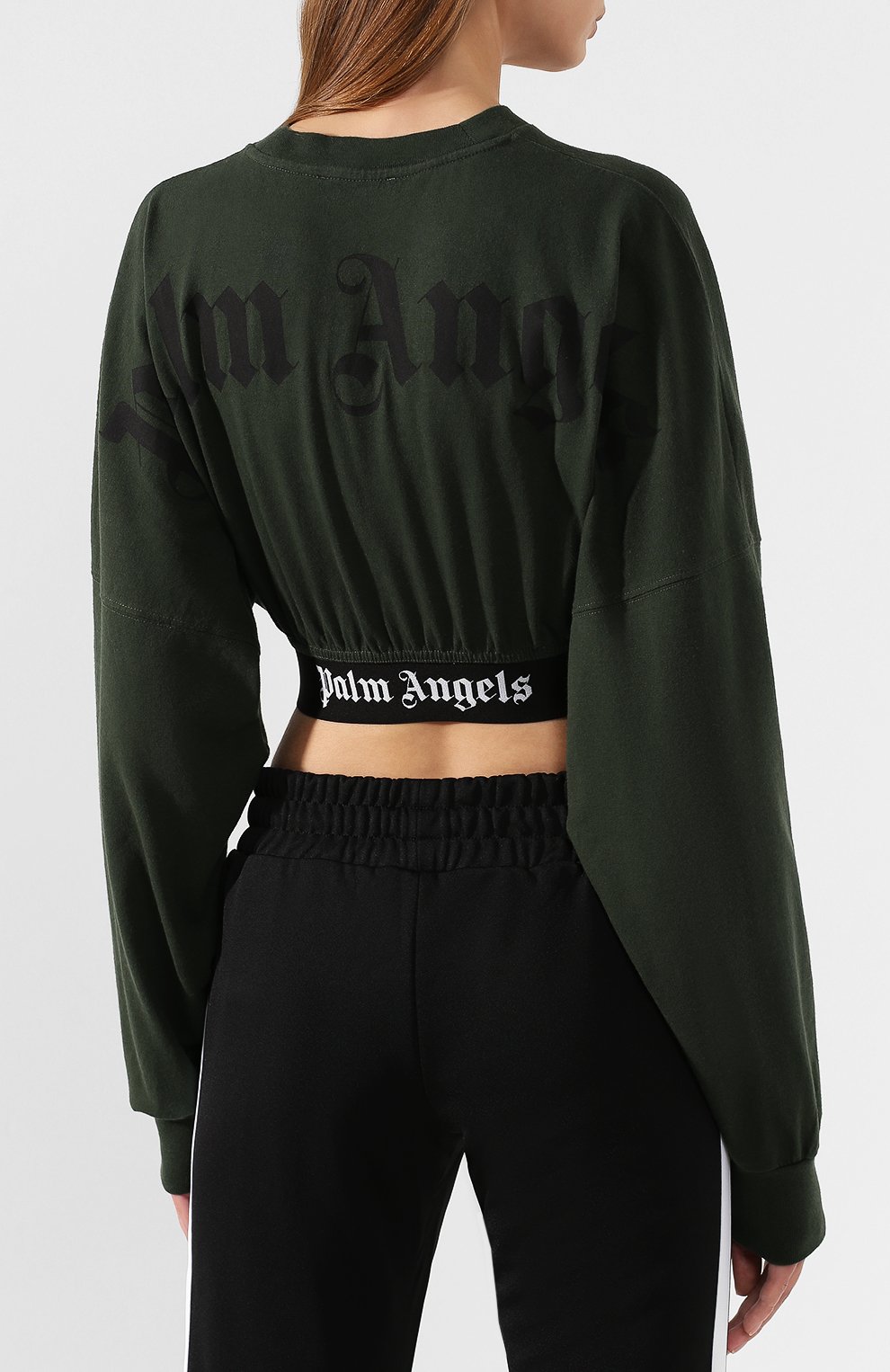 Хлопковый топ PALM ANGELS, арт. PWAB003E194130024010, фото 4