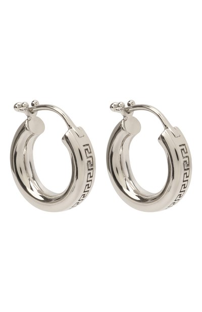 Серьги VERSACE серебряного цвета по цене 37800 руб., арт. DG28444/DJMT, фото 3 Серьги VERSACE, арт. DG28444/DJMT, фото 3