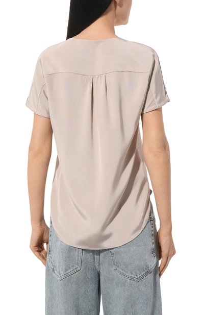 Шелковая футболка KITON, арт. D47454K0977A, фото 4