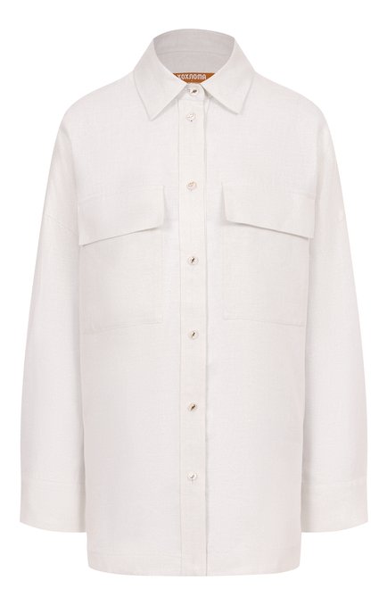 Женская льняная рубашка ХОХЛОМА Х АЛЕНА АХМАДУЛЛИНА, арт. WTB2246