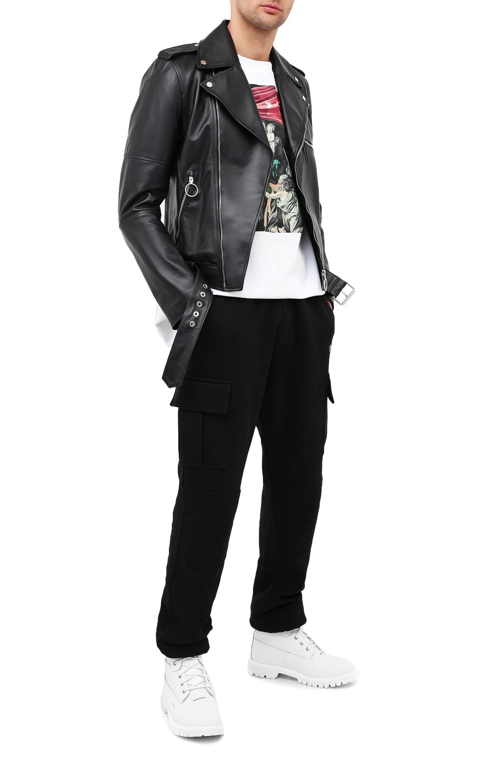 Кожаная куртка OFF-WHITE, арт. 0MJG011E20LEA0011001, фото 2