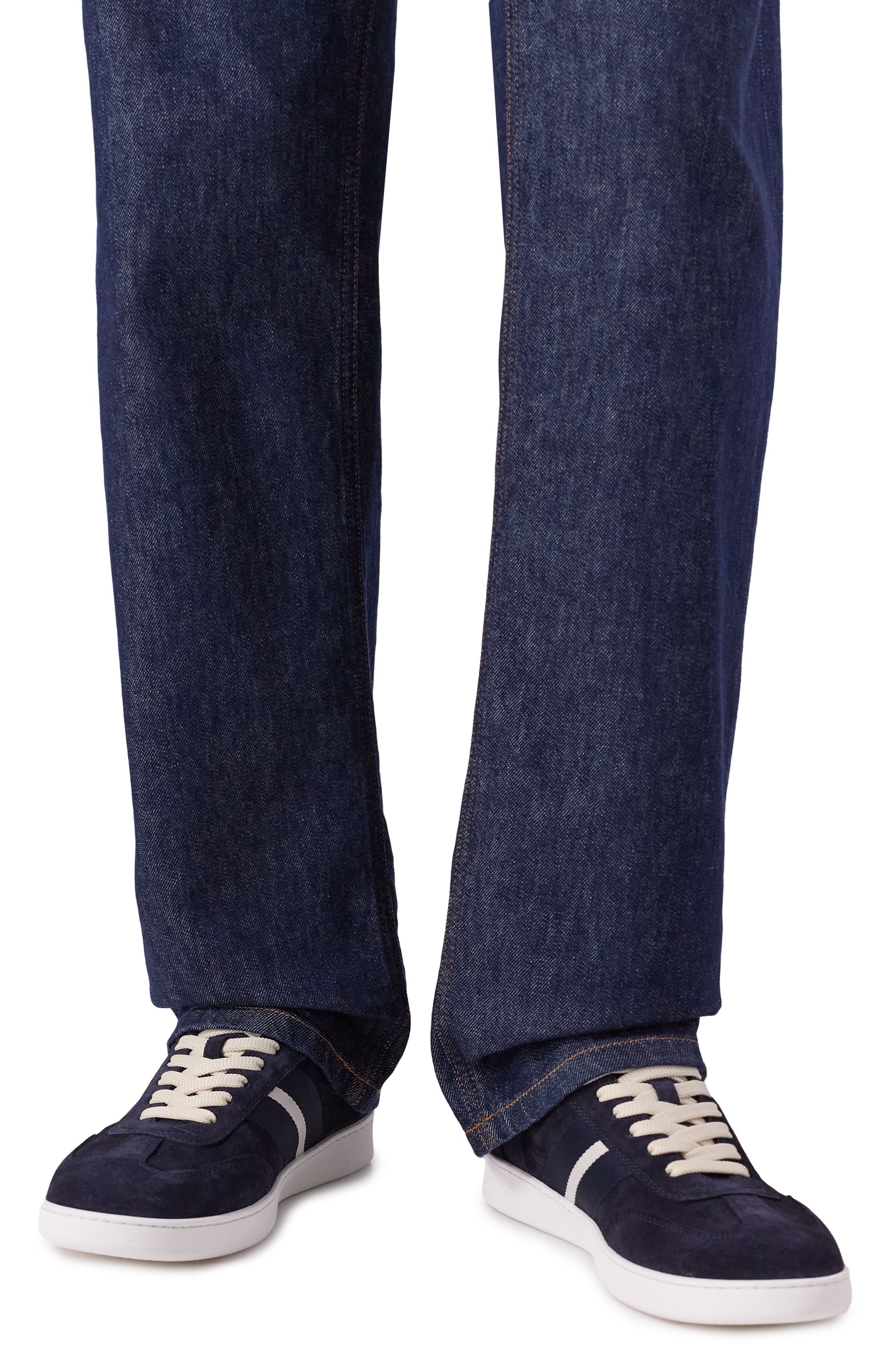 Замшевые кеды retro crest BALLY, арт. MSK0F7/SU005, фото 3