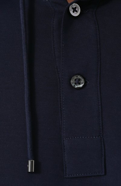 Хлопковое худи с воротником на пуговицах RALPH LAUREN, арт. 790681671, фото 5