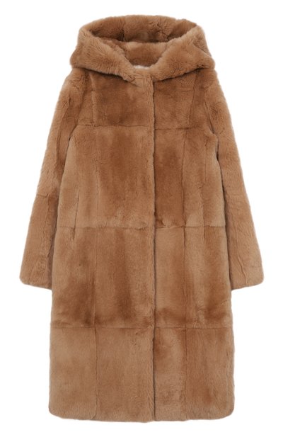 Шуба из кролика YVES SALOMON ENFANT, арт. 21WEM302XXREXX/8-10