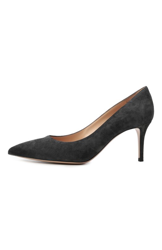 Замшевые туфли Gianvito 70 Gianvito Rossi G26770.70RIC.CAMCAR0 Серый  G26770.70RIC.CAMCAR0 Фото 4