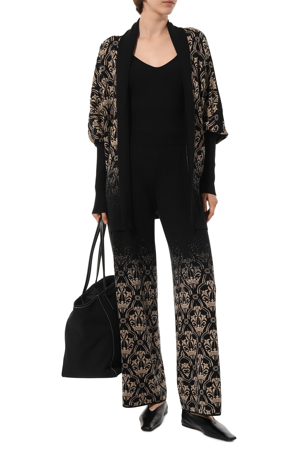 Брюки из шелка и кашемира FREEAGE, арт. W24.PT086M.6030.900, фото 2