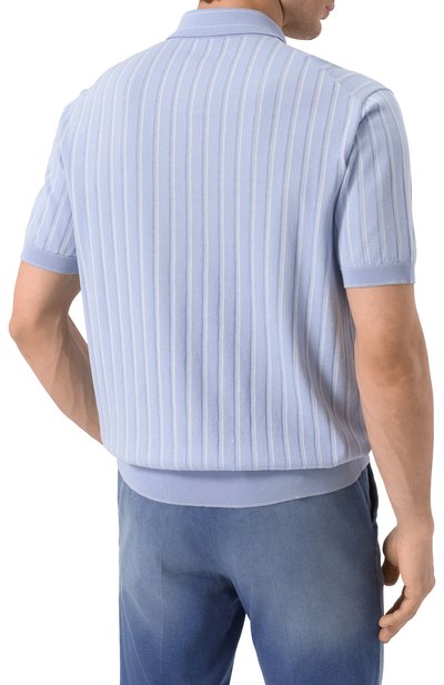 Поло из хлопка и шелка BRIONI, арт. UMR200/PCK12, фото 4