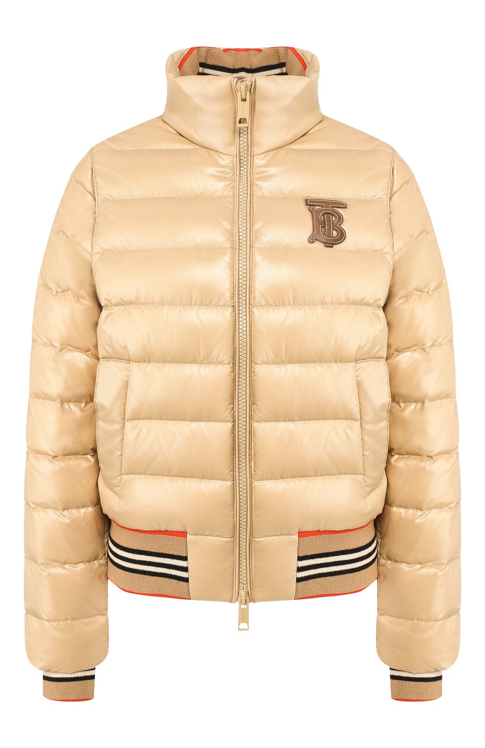 Пуховик BURBERRY бежевого цвета по цене 126000 руб., арт. 8017291, фото 1 Пуховик BURBERRY, арт. 8017291, фото 1