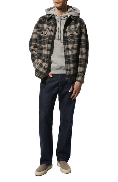 Хлопковое худи SAINT LAURENT, арт. 464581/YB20D, фото 2