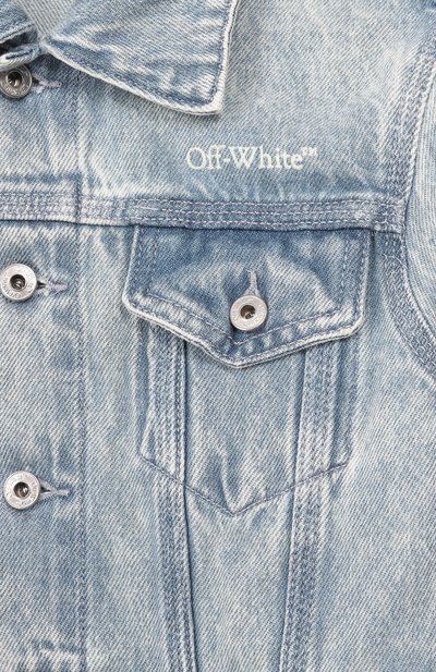 Джинсовая куртка OFF-WHITE, арт. 0GYE001S26DEN001_001, фото 3