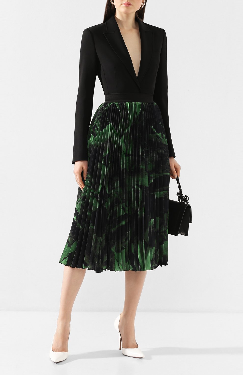 Шелковая юбка OFF-WHITE, арт. 0WCC056R20H261021040, фото 2