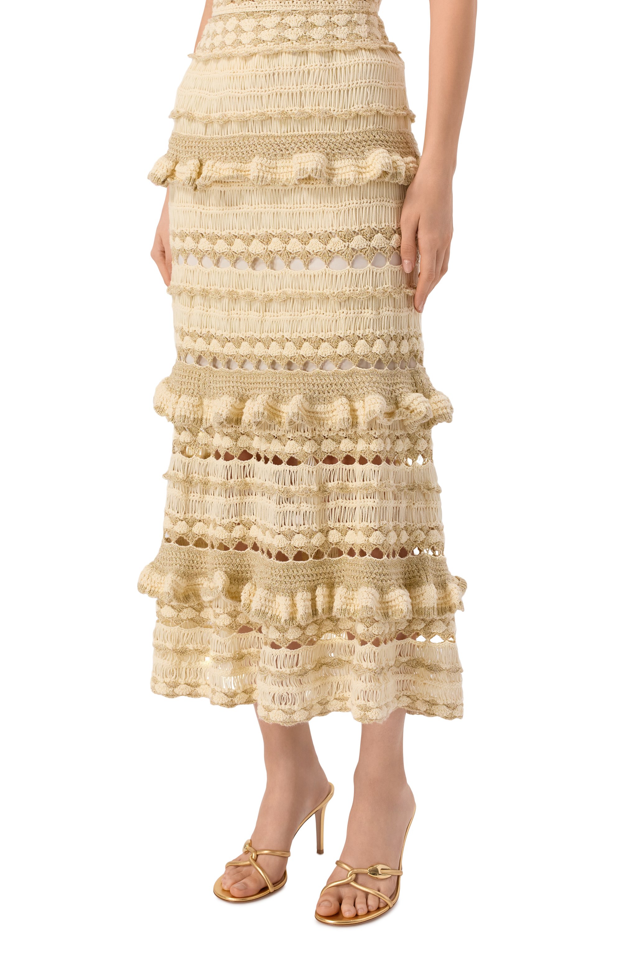 Юбка из вискозы и хлопка ZIMMERMANN, арт. 5727SRS262, фото 3