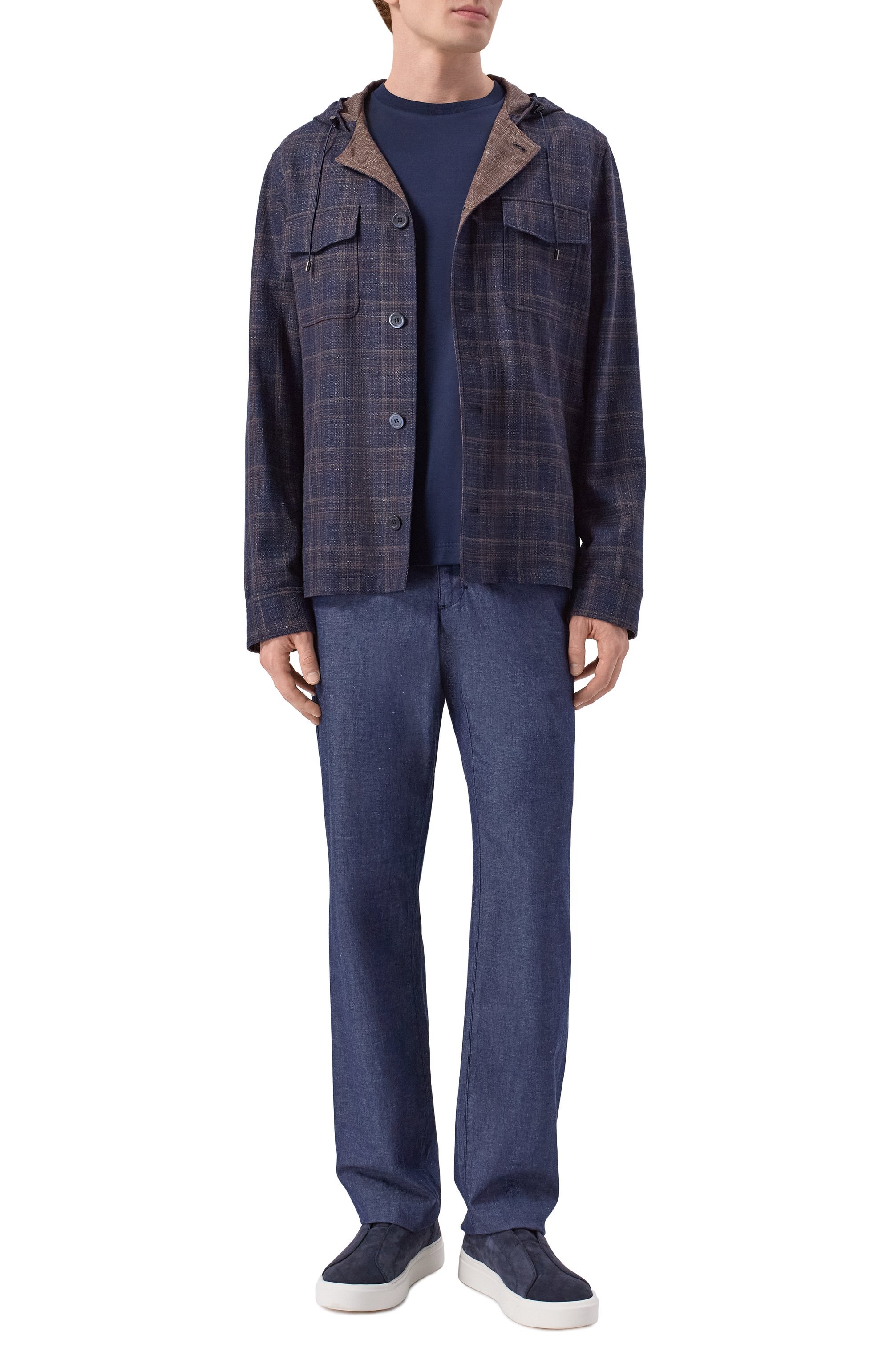 Хлопковая футболка ZILLI, арт. TSR03RM0100VZBPL0_001, фото 2