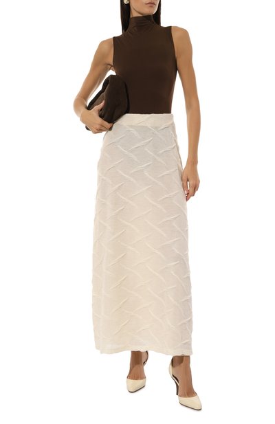 Шерстяная юбка LUDA NIKISHINA, арт. SK/BIRCH/MILK, фото 2