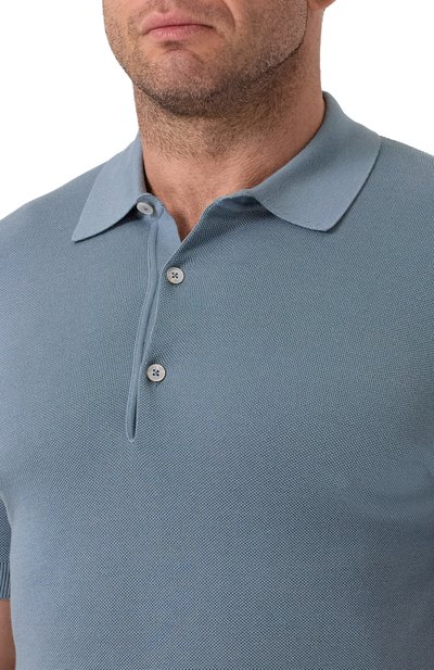 Поло из шелка и хлопка TOM FORD, арт. YMS003/KPS002, фото 5