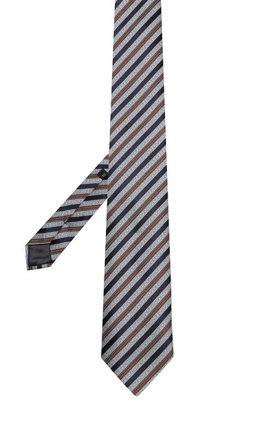 Шелковый галстук с узором ZEGNA, арт. Z9E551XW, фото 2