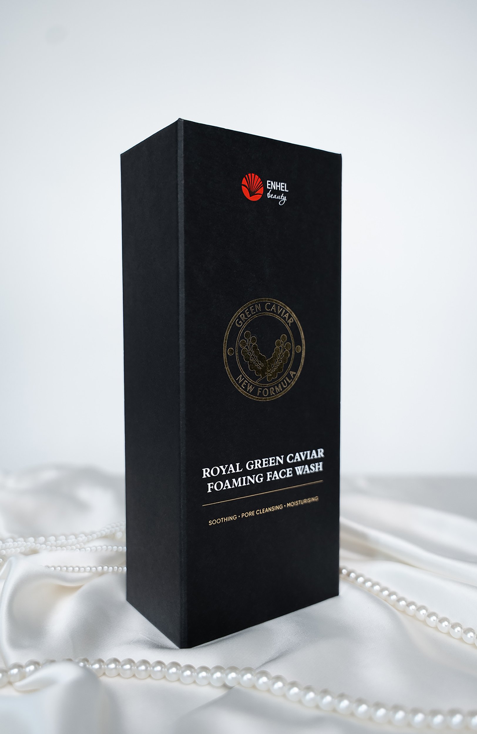 Пенка для умывания с нанощёточкой royal green caviar (150ml) ENHEL BEAUTY, арт. 4589449701571, фото 7